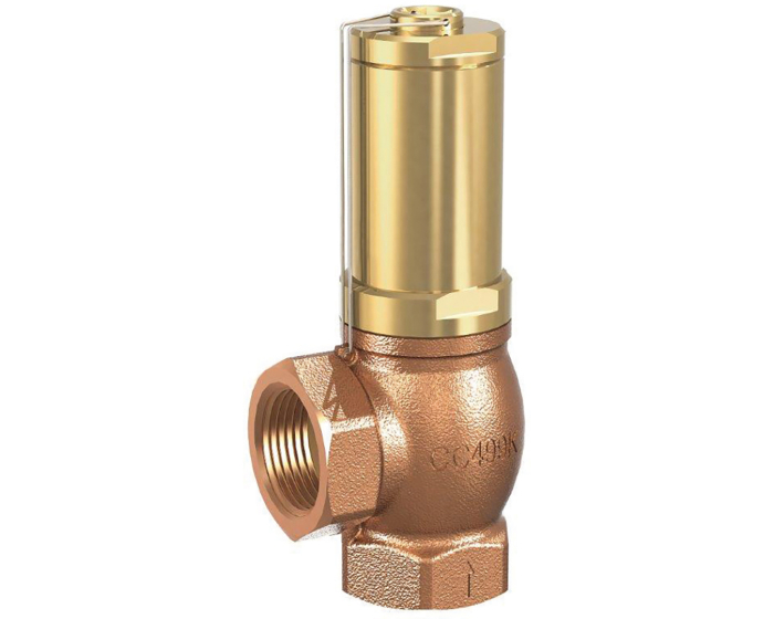 Bronze angle overflow valve 617 P PTFE seat